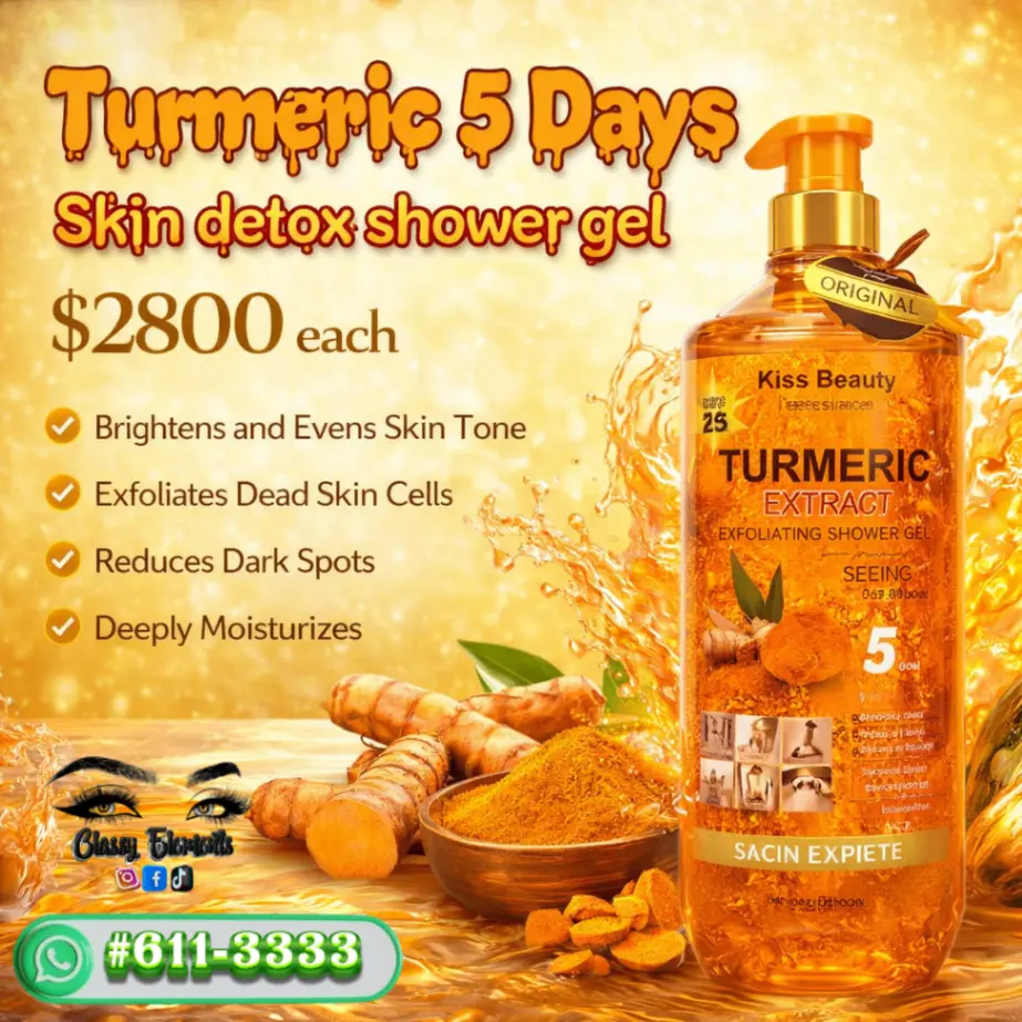 Tumeric shower Gel with SPF 25 (Jumbo size)